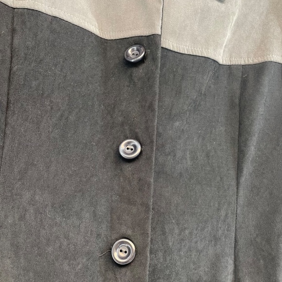 Jessica Petites Collared Blazer Jacket Black Grey Women’s Size 10P - Picture 12 of 14